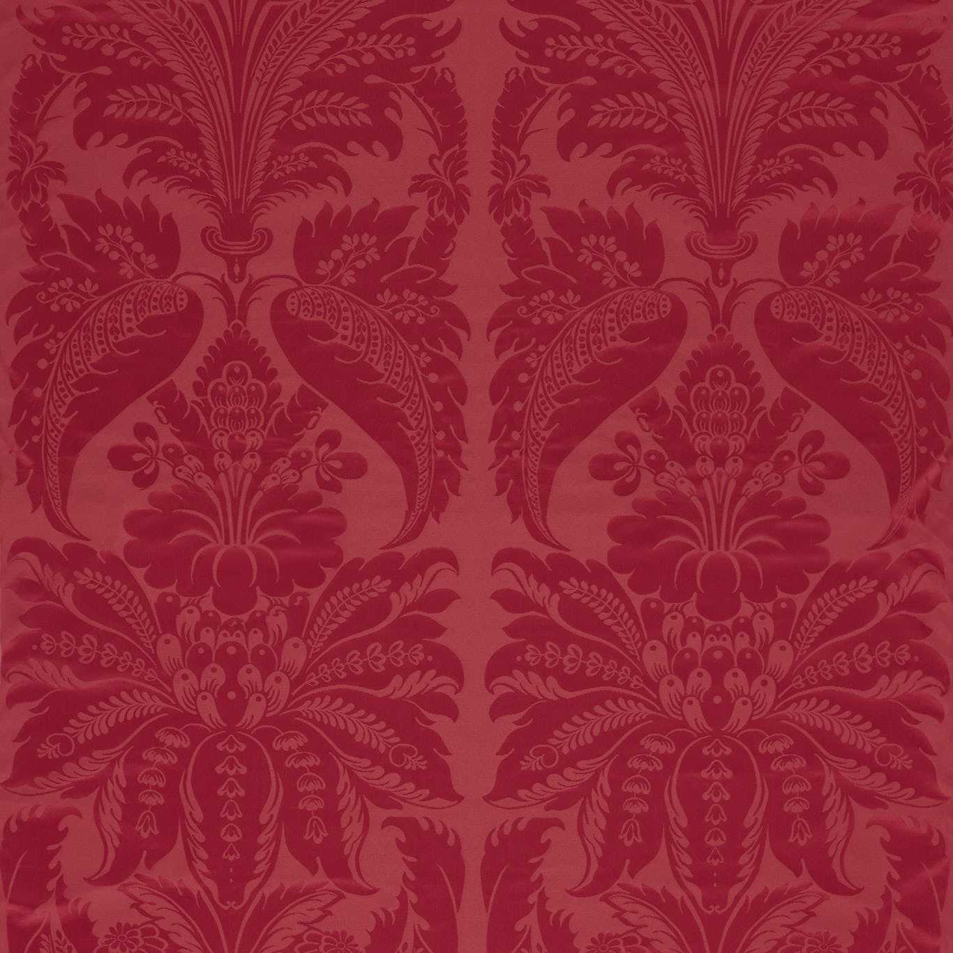 Clandon Damask Cinnabar
